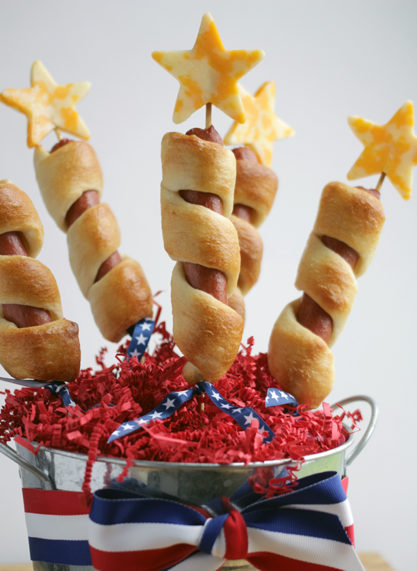 4th of july firecracker hot dogs